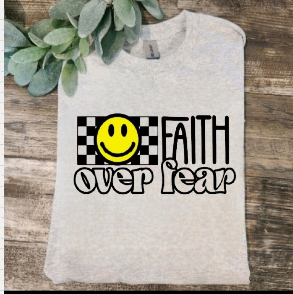 Religious shirt Faith Over Fear popular trending cute